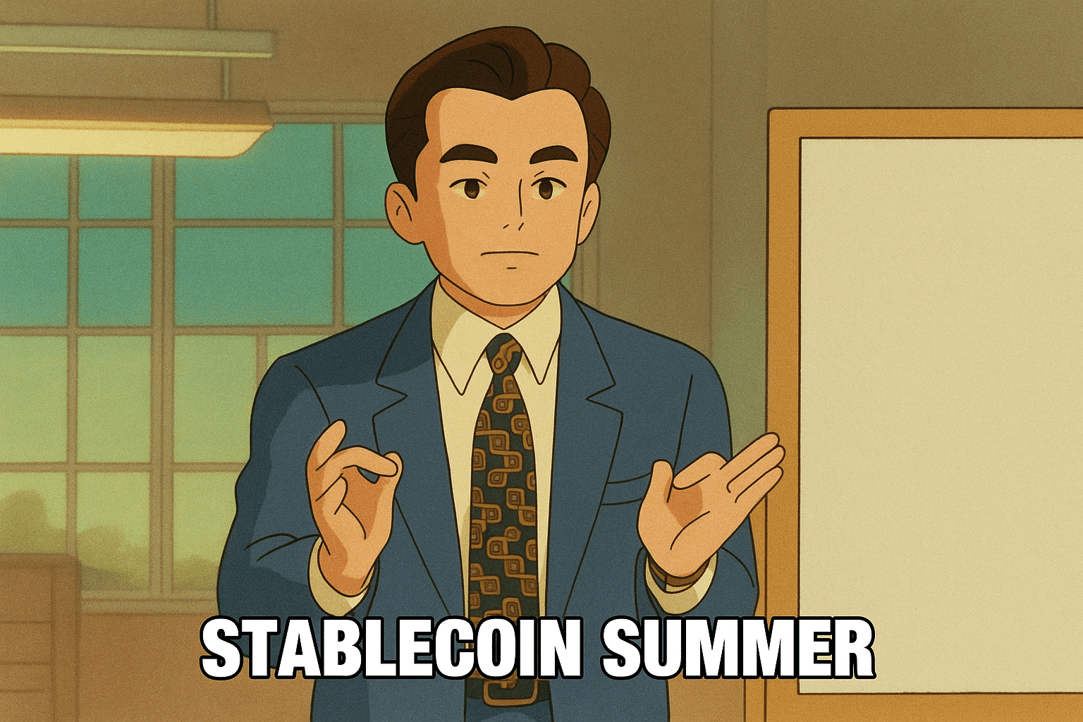 Stablecoin Summer meme