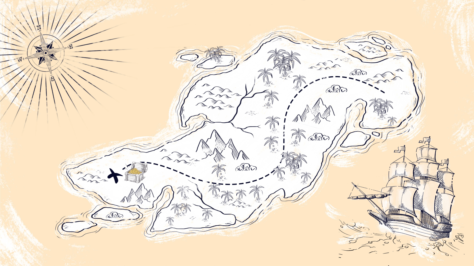Pirate themed illustration