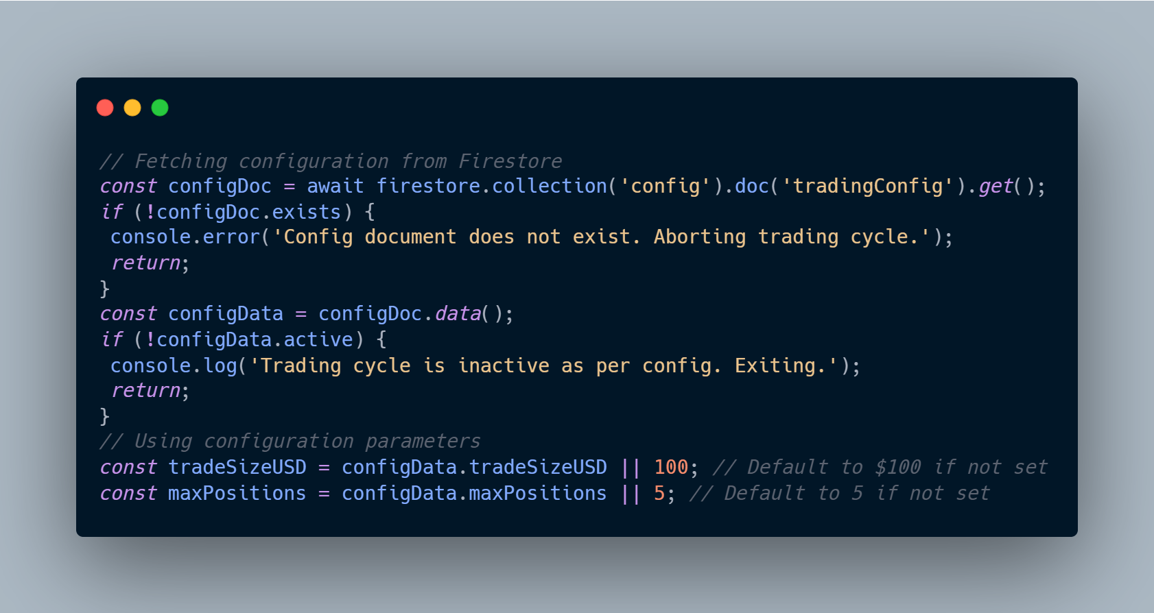 Configuration Retrieval